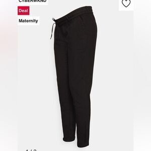 MAMALICIOUS MLBEACH WOVEN STRING PANT - Trousers Black S NWT and in packaging‎